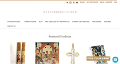 Desktop Screenshot of orthodoxgifts.com